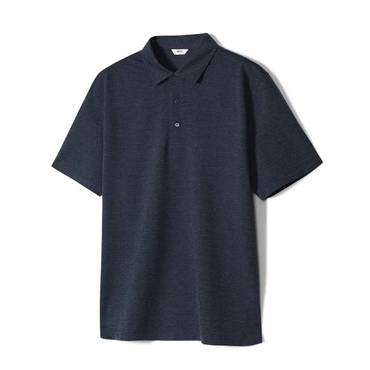 닥스 25SS  노티그 카라 반팔 티셔츠 네이비   OLS1T1TS101N1