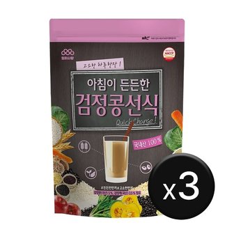  [엄마사랑] 아침이 든든한 검정콩 선식 3개 (1.2kg x 3개)