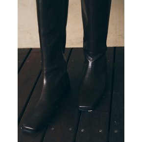 Clair square boots - brown