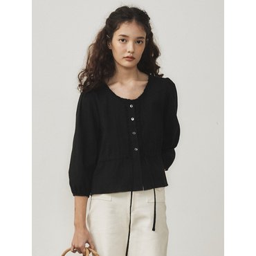 틸버 Daisy String Blouse Black