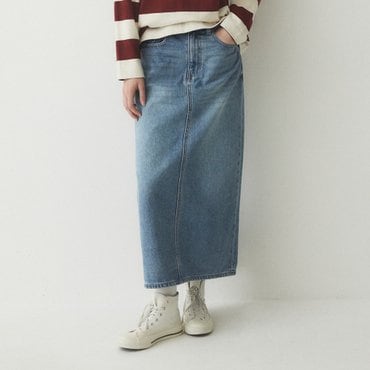 후아유 Long Denim Skirt  WHWJE4955F