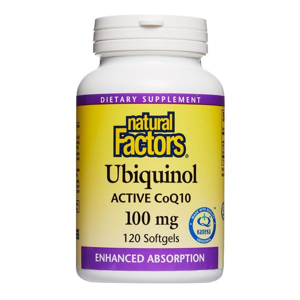 내츄럴팩터스 유비퀴놀 코큐텐 CoQ10 100mg 120정