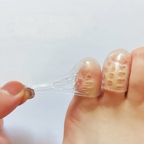 새끼 발가락 실리콘 보호 커버 카바 통풍 캡 골무 보호대 끼우개 충격흡수 쓸림 마찰 방지 보호대