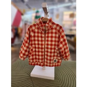 [여주점] (C)Gingham aop fleece jacket 2571012942