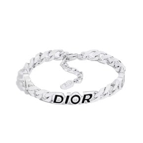 (국내배송) 24SS 디올 남성 Dior Italic 체인 링크 팔찌 B2439HOMMT 004