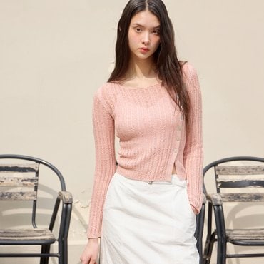잇미샤 [25 S/S] 잇미샤 언발란스 네크 풀오버 ITP7ZPO760