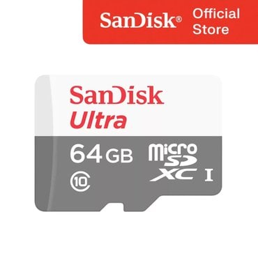 샌디스크 마이크로 SD카드 QUNR 64GB 64기가 Class10 Micro SDXC 핸드폰 카메라 외장 메모리 무료배송