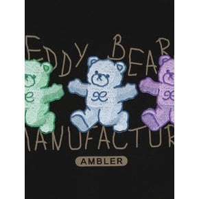 Manufacture of teddy Crop Hoodie AHC304 (Black)