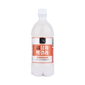 청정영농조합 유자 막걸리 6도 750ml