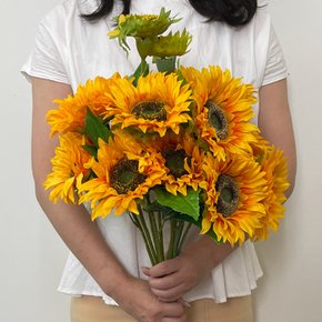 한결같은 마음 해바라기 부쉬 성묘 산소 수목장 납골당 조화 꽃 인테리어