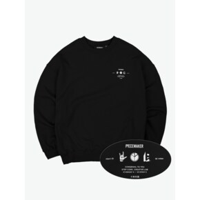 PM ICON SWEAT SHIRTS (BLACK)