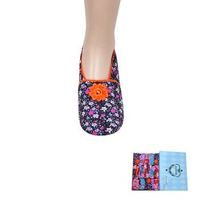 착용시 안전한 미끄럼 방지 플라워 패턴 여성 덧신0038pc
