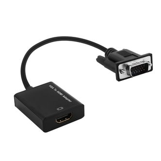 NEXT VGA RGB + 오디오 to HDMI 변환젠더 NEXT-2412VHC