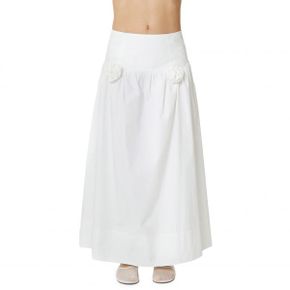 5095945 Find Me Now Tamia Rosette Cotton Maxi Skirt