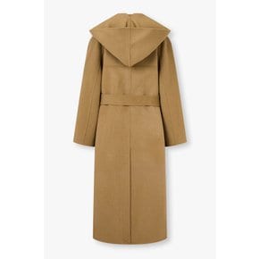 [부산점] 보브)) 울 블렌드 후디드 숄 롱 코트 (7125416101)