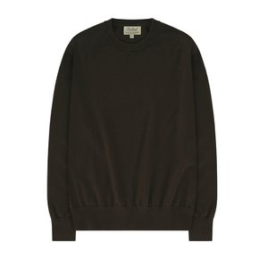 Essential Crew Neck Knit (Brown)