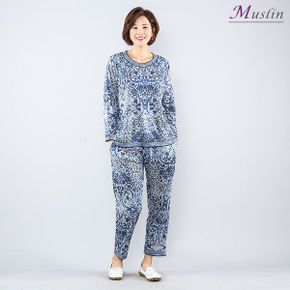 엄마옷 블루라운드 홈웨어 MQG128741 마담 미시 중년여성 빅사이즈 할머니옷 50대.._P435532826