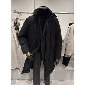 [여주점] 24 F/W 거위털 블랙 패딩 코트  P6505
