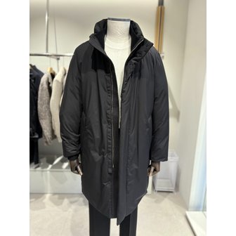 지이크 [여주점] 24 F/W 거위털 블랙 패딩 코트  P6505