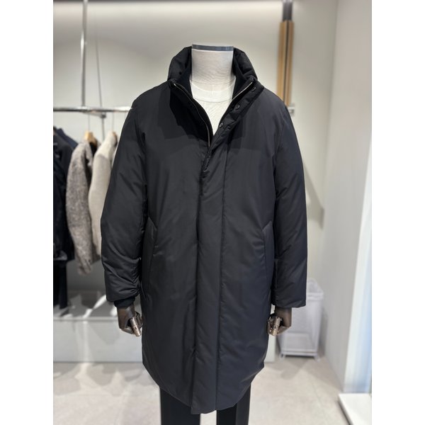 [여주점] 24 F/W 거위털 블랙 패딩 코트  P6505