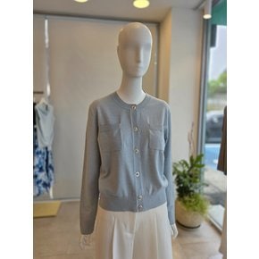 [여주점] [더 아이잗] 여성 글리터 라인 라운드넥 가디건 (IS3M1CD701)