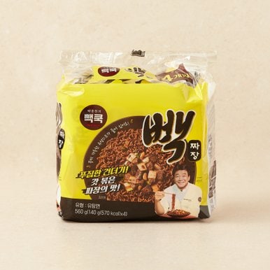 더본 백종원의 빽쿡 빽짜장 140g*4개