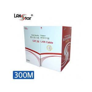 엠지솔루션 [LANstar] GigaLAN케이블 , CAT.5E SFTP, Gray 300M BOA LS-5SFTP-300M