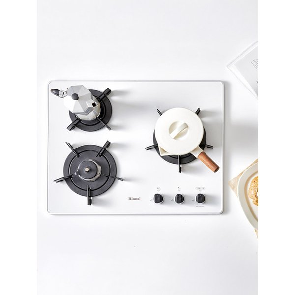 [전국설치] 린나이 3구빌트인 가스레인지 자동불꽃조절센서 펄크리스탈 RBR-P3511WD 화이트