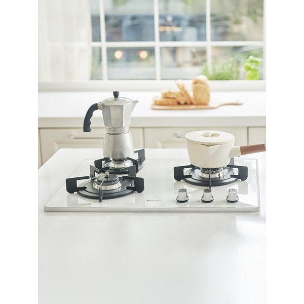 [전국설치] 린나이 3구빌트인 가스레인지 자동불꽃조절센서 펄크리스탈 RBR-P3511WD 화이트