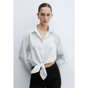 5291334 Mango NUDITE - Button-down blouse off white