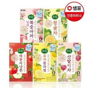 순작 콜드브루 0kcal 과일허브티 5종 20T 2+1개 골라담기