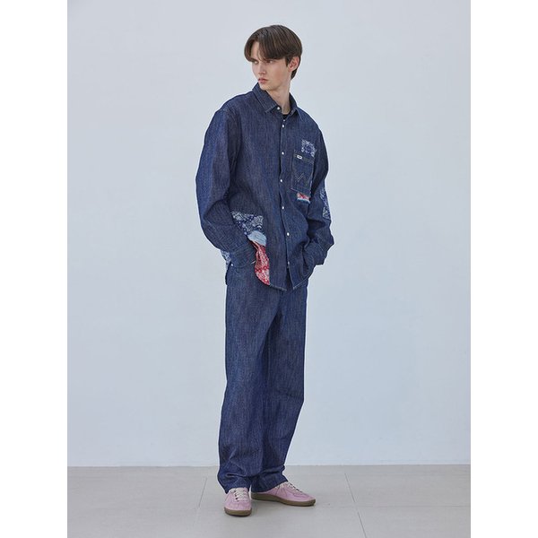 11MWZ 데님 팬츠 인디고 로우