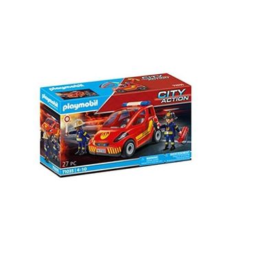  독일 플레이모빌 자동차 소방차 PLAYMOBIL City Action 71035 Fire Brigade Emergency Vehicle w