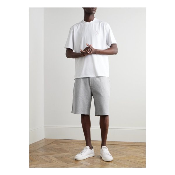 브루넬로쿠치넬리 코튼 블렌드 저지 드로우스트링 스트레이트 레그 쇼츠 1647597352929112