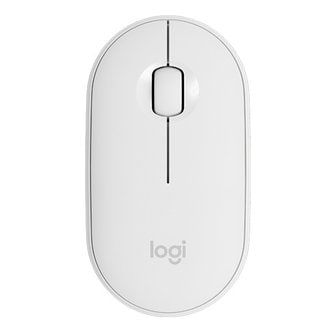  로지텍 블루투스마우스 PEBBLE (M350/화이트/Logitech) ////