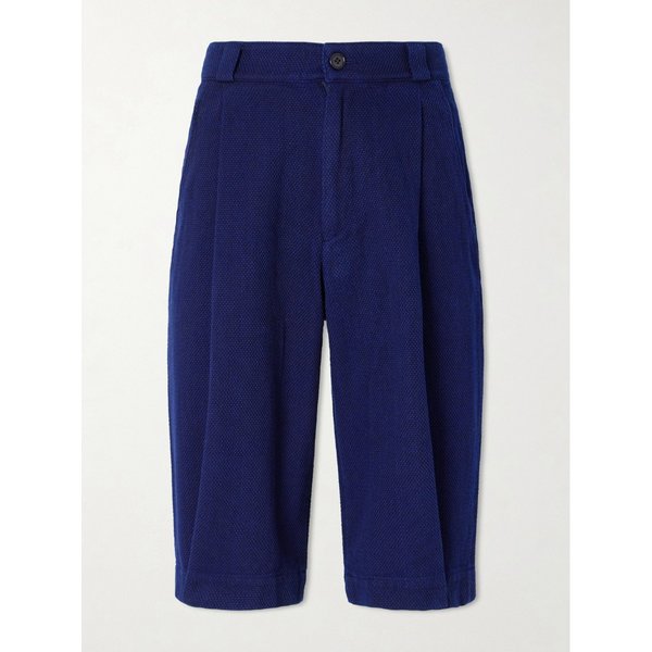 블루블루재팬 와이드 플리츠 사시코 코튼 쇼츠 46376663162963355