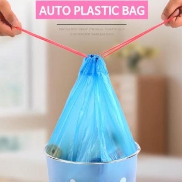확대된 대표 JU 자동끈비닐봉지/비닐봉투/쓰레기비닐/15매(1)