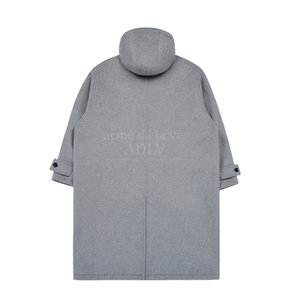 HOODIE WOOL LONG COAT GREY 후드 울 롱 코트 그레이