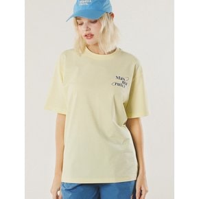 mars planet cool cotton T-shirt _Baby Yellow