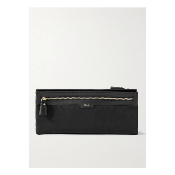 나일론 자카드 가죽 트리밍 코스메틱 케이스 1647597348927261