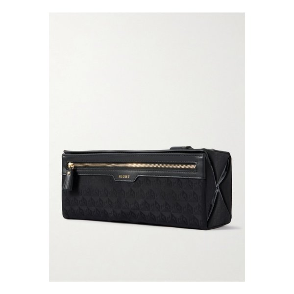 나일론 자카드 가죽 트리밍 코스메틱 케이스 1647597348927261