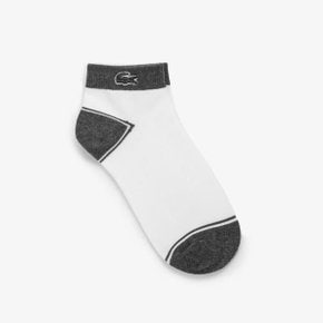 LACOSTE 라코스테 여성 컬러 블록 앵클 양말 (RA189E)YRD