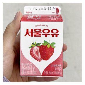 서울우유 딸기 200ml x 5개