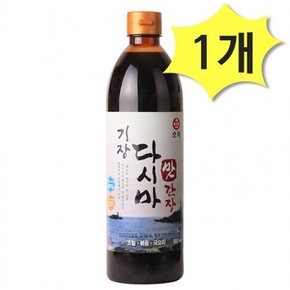 기장 간장류 다시마 맛간장 900ml X 1개 조림볶음용 간장 오복식품
