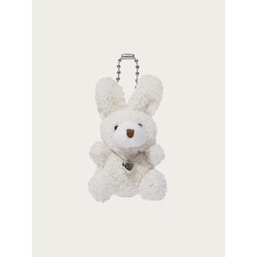 HEART RABBIT KEYRING