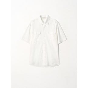 Breeze Pocket Half Shirt_White