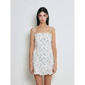 Frill mini dress (flower)