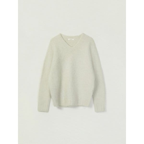 PAUXE FOX V-NECK KNIT_PURPLE