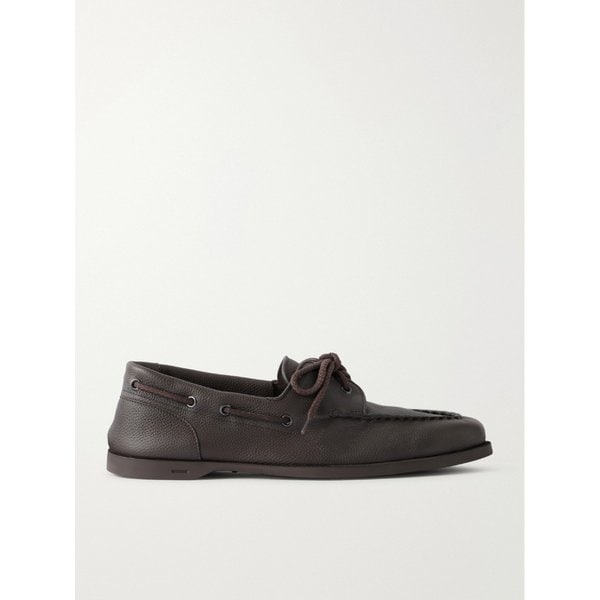 포일 풀그레인 가죽 보트 슈즈 46376663163016920