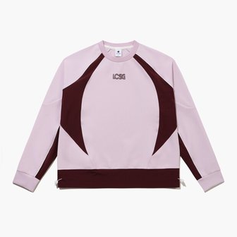 르꼬끄골프 [여주점] _여성 배색 포인트 스웻셔츠 GQ322LRL93  LPNK